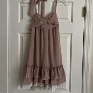 Johnny M beige dress size 3